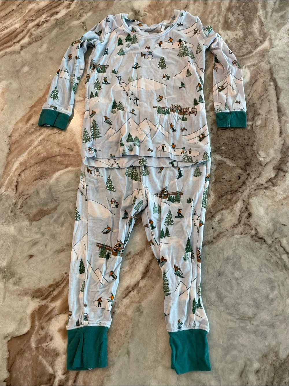 Angel Dear Bamboo Holiday Pajama Bundle Set Boutique Sleeper Set 12 Months